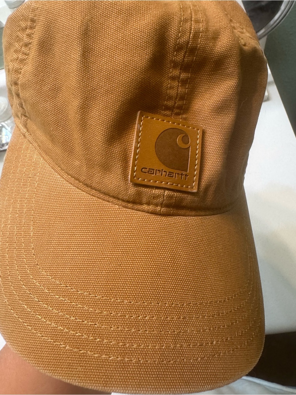 Carhartt Two-Tone Brown and Black Workwear Cap